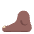 Foot Flat Medium Dark Emoji from Fluent Emoji Flat Set