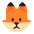 Fox Flat Emoji from Fluent Emoji Flat Set