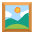 Framed Picture Flat Emoji from Fluent Emoji Flat Set