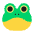 Frog Flat Emoji from Fluent Emoji Flat Set