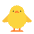 Front Facing Baby Chick Flat Emoji from Fluent Emoji Flat Set
