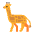 Giraffe Flat Emoji from Fluent Emoji Flat Set