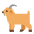 Goat Flat Emoji from Fluent Emoji Flat Set