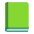 Green Book Flat Emoji from Fluent Emoji Flat Set