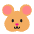 Hamster Flat Emoji from Fluent Emoji Flat Set