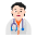 Health Worker Flat Light Emoji from Fluent Emoji Flat Set