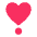 Heart Exclamation Flat Emoji from Fluent Emoji Flat Set