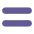 Heavy Equals Sign Flat Emoji from Fluent Emoji Flat Set