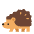 Hedgehog Flat Emoji from Fluent Emoji Flat Set