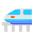 High Speed Train Flat Emoji from Fluent Emoji Flat Set