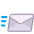 Incoming Envelope Flat Emoji from Fluent Emoji Flat Set