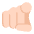 Index Pointing At The Viewer Flat Light Emoji from Fluent Emoji Flat Set