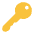 Key Flat Emoji from Fluent Emoji Flat Set