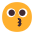 Kissing Face Flat Emoji from Fluent Emoji Flat Set