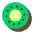 Kiwi Fruit Flat Emoji from Fluent Emoji Flat Set