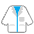 Lab Coat Flat Emoji from Fluent Emoji Flat Set