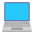 Laptop Flat Emoji from Fluent Emoji Flat Set