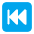 Last Track Button Flat Emoji from Fluent Emoji Flat Set