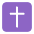 Latin Cross Flat Emoji from Fluent Emoji Flat Set