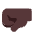 Left Facing Fist Flat Dark Emoji from Fluent Emoji Flat Set