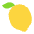 Lemon Flat Emoji from Fluent Emoji Flat Set