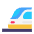 Light Rail Flat Emoji from Fluent Emoji Flat Set