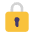 Locked Flat Emoji from Fluent Emoji Flat Set