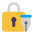 Locked With Pen Flat Emoji from Fluent Emoji Flat Set