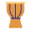 Long Drum Flat Emoji from Fluent Emoji Flat Set