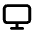 Monitor Line Icon from Majesticons Line Set