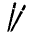 Chopsticks High Contrast Emoji from Fluent Emoji High Contrast Set