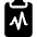 Clipboard2 Pulse Fill Icon from Bootstrap Set