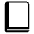 Closed Book High Contrast Emoji from Fluent Emoji High Contrast Set
