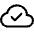 Cloud Check Icon from Bootstrap Set