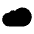 Cloud High Contrast Emoji from Fluent Emoji High Contrast Set
