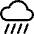 Cloud Rain Heavy Icon from Bootstrap Set | Free Download as SVG Vector and Transparent PNG | Streamline icons