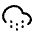 Cloud Snow Icon from Mynaui Line Set