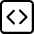 Code Square Icon from Bootstrap Set