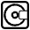 Computer Disk High Contrast Emoji from Fluent Emoji High Contrast Set