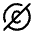 Download free Copyright Slash PNG, SVG vector icon from Mynaui Line set.