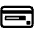 Credit Card High Contrast Emoji from Fluent Emoji High Contrast Set