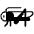 Cricket High Contrast Emoji from Fluent Emoji High Contrast Set