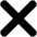 Cross Mark High Contrast Emoji from Fluent Emoji High Contrast Set