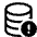 Database Exclamation Icon from Bootstrap Set