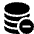 Database Fill Dash Icon from Bootstrap Set