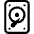 Device Hdd Icon from Bootstrap Set