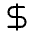 Download free Dollar PNG, SVG vector icon from Mynaui Line set.