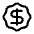 Download free Dollar Waves PNG, SVG vector icon from Mynaui Line set.