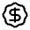 Dollar Waves Icon from Mynaui Line Set | Free Download as SVG Vector and Transparent PNG | Streamline icons