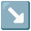 Down Right Arrow Emoji from Noto Emoji Set